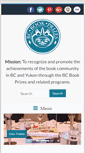 Mobile Screenshot of bcbookprizes.ca